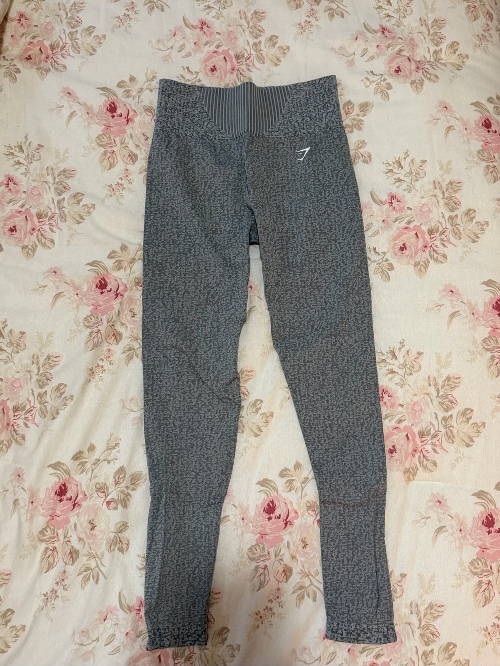 Gymshark Gray Seamless Active Leggings with High Waist